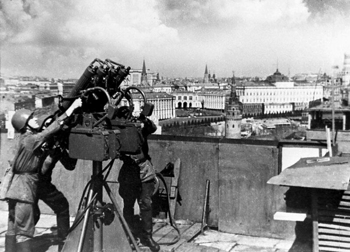 Зенитчики на охране московского неба в 1941 году