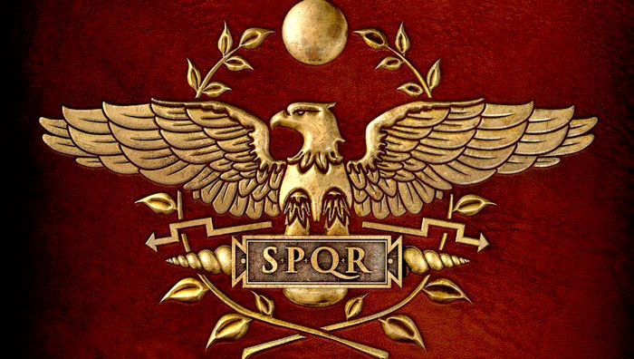 Символ Римской империи - орел - действительно напоминает "ласточкин хвост"