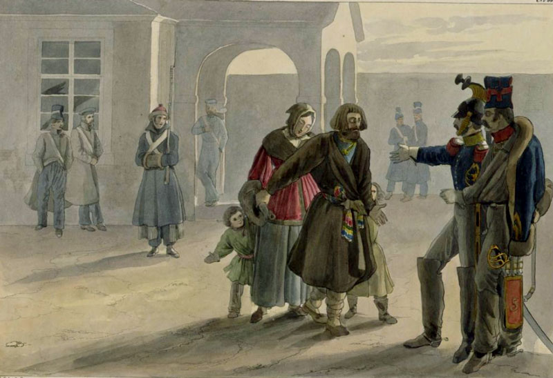 Москвичи во время вторжения Наполеона в Москву