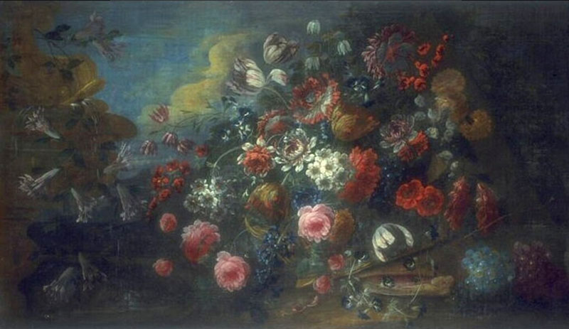 Картина "Цветы" Питера Боля из коллекции Тюрина