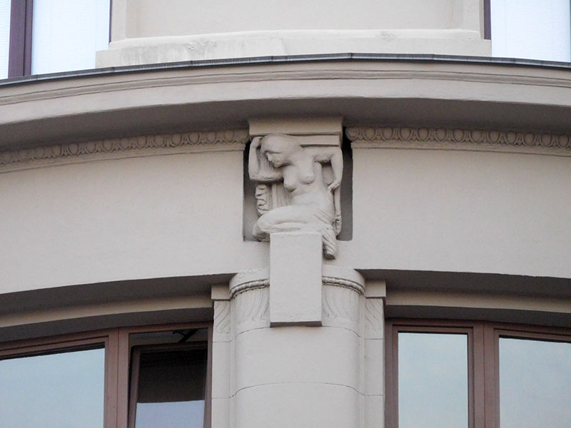 Декор здания приемной Президента на Ильинке, 23