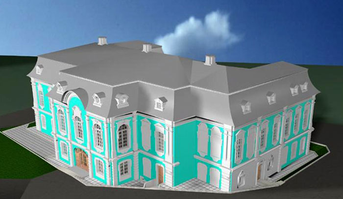 Схема отреставрированного дома Долгоруковых