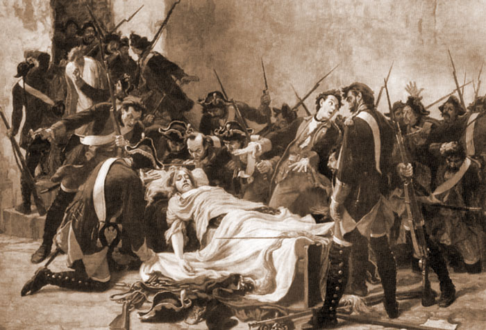 Василий Яковлевич Мирович у тела убитого Иоанна VI