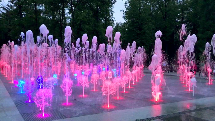 Сухие фонтаны в Москве