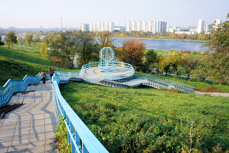 Братеевский парк в городе Москве