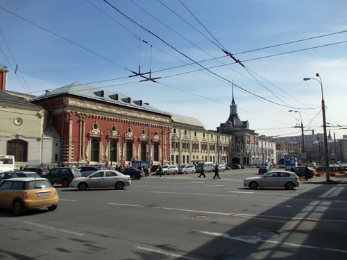 Казанский вокзал со стороны Рязанского проезда