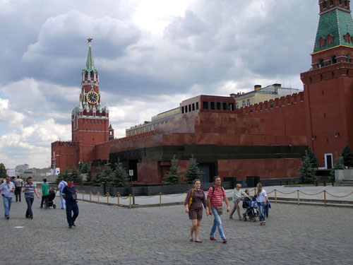 Москва - Мавзолей В.И. Ленина на Красной площади - фото