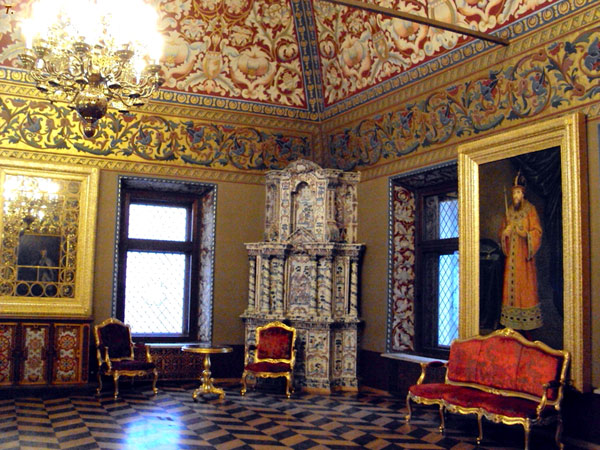 Внутреннее убранство московского Юсуповского дворца