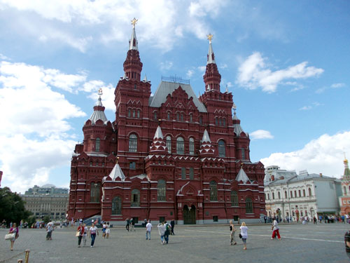Здание Государственного Исторического музея в Москве