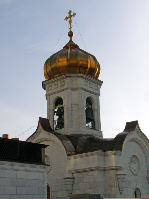 Купол нижней церкви храма