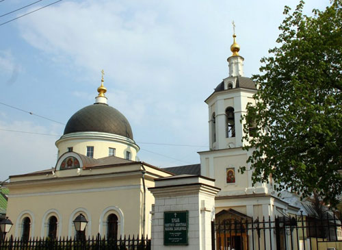 Храм святого Иакова Заведеева в Казенной слободе в Москве