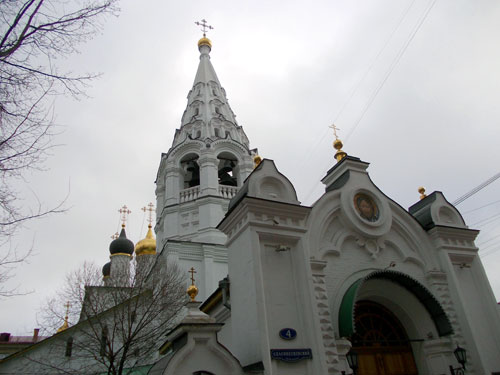 Спасский храм в Спасопесковском переулке