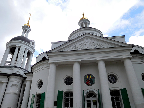 Влахернская церковь в городе Москве