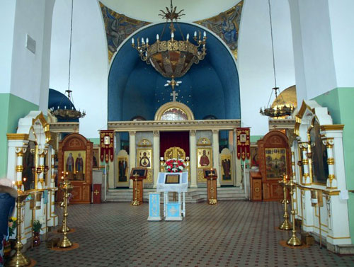 Внутреннее убранство Знаменской церкви в Кунцево