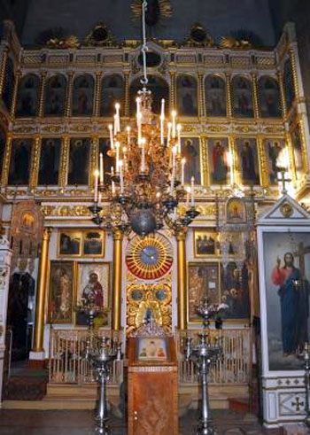 Иконостас Владимирской церкви в Куркине