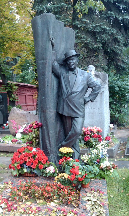 Могила Брунова Бориса Сергеевича на Новодевичьем кладбище - фото