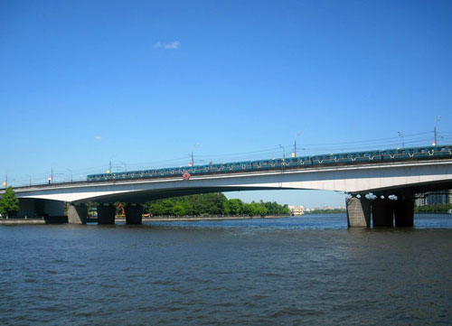Нагатинский мост и метромост