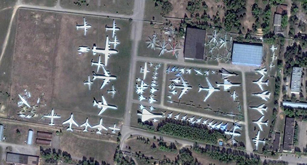 Музей авиации ВВС в городе Монино рядом с Москвой