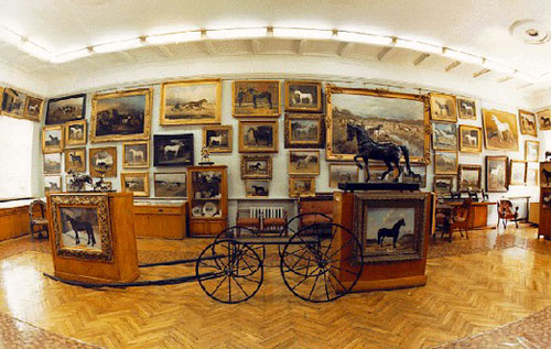 Экспозиция музея коневодства в Тимирязевской академии