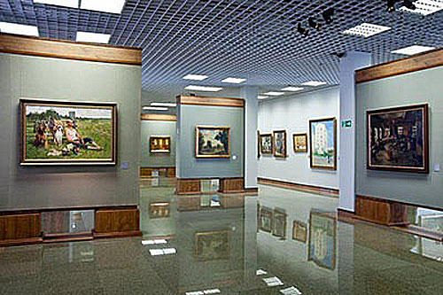 Выставочный зал музея ИРРИ в Замоскворечье