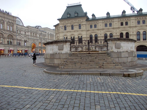 Лобное место на Красной площади Москвы