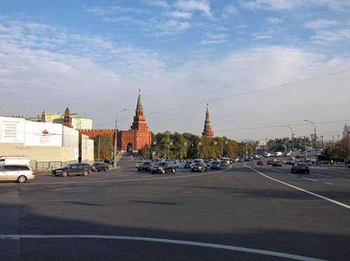 Боровицкая площадь в Москве