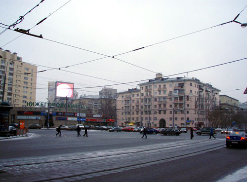Площадь Абельмановской Заставы в Москве
