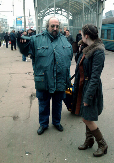 Анатолий Вассерман на Киевском вокзале