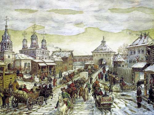 Мясницкие ворота Белого города Москва